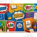 Tło fotograficzne „Komiksowa sala nauki – kolorowa edukacyjna energia” | 4172